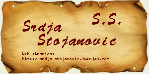Srđa Stojanović vizit kartica